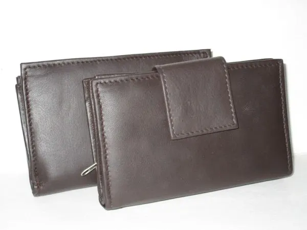 #128 - Ladies Stylish Leather Wallet - Brown