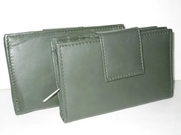 #128 - Ladies Stylish Leather Wallet - Green