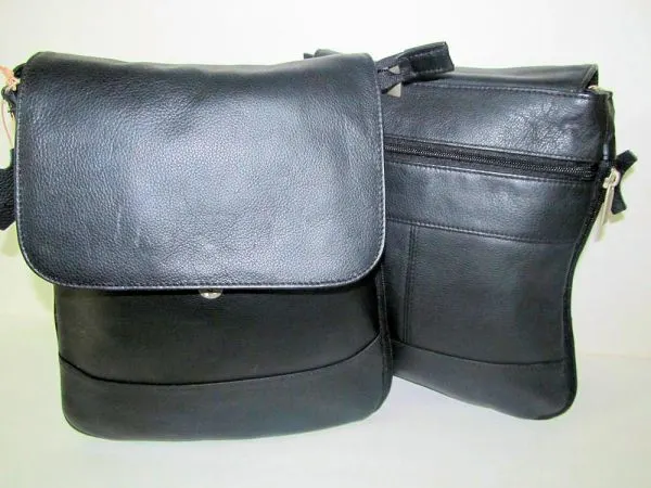 #136- Zip Around Purse - Black