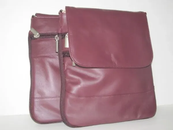 #136- Zip Around Purse - Plum