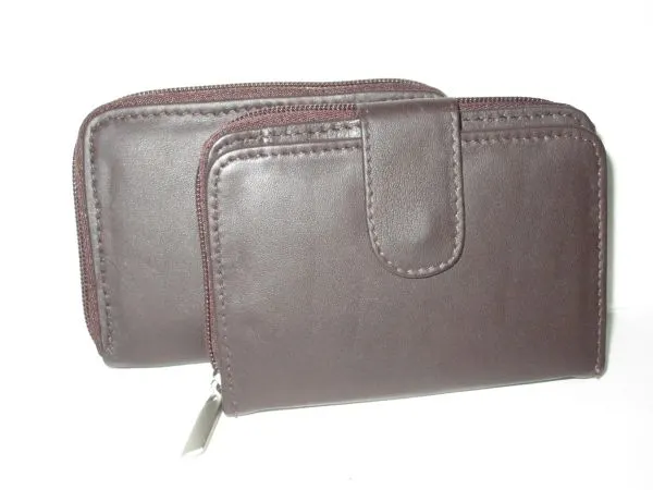 #15 - Ladies Leather Wallet & Card Holder - Brown
