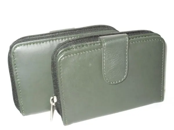 #15- Ladies Leather Wallet & Card Holder - Green