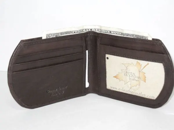 #2166 - Front Pocket Wallet - Brown