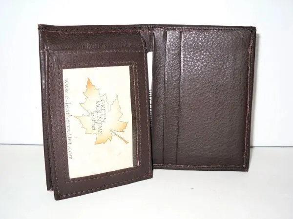 #31 - L-fold Leather Wallet - Brown
