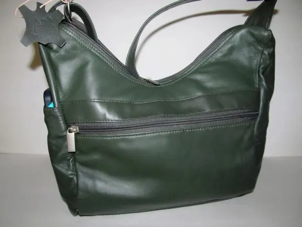 #43- Popular Leather Purse - Green