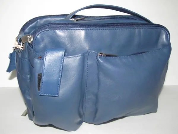 #51- Popular Leather Purse - Blue