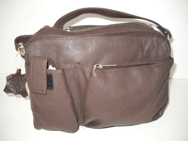 #51- Popular Leather Purse - Brown