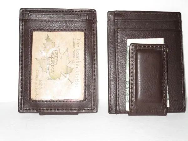 #71-Magnetic Money Clip - Brown